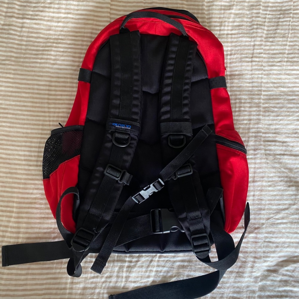 Burton Backpack, Red - Picture 5 of 8